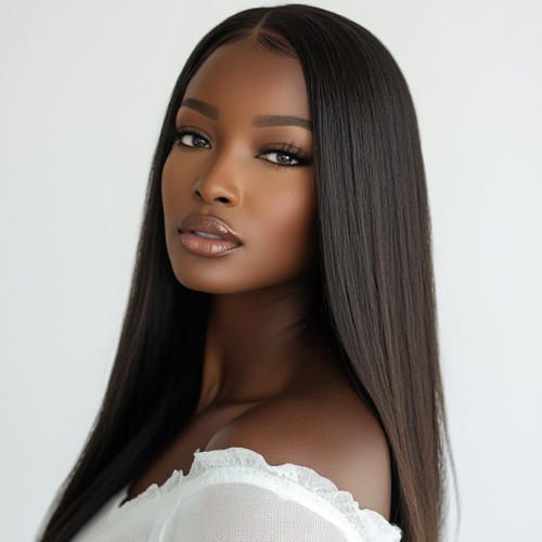 EveryDay Full Lace Silky Straight Wig – 100% Virgin Human Hair